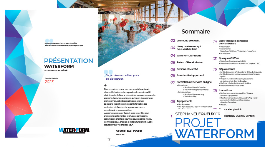 Waterform – Présentation Marketing 2023